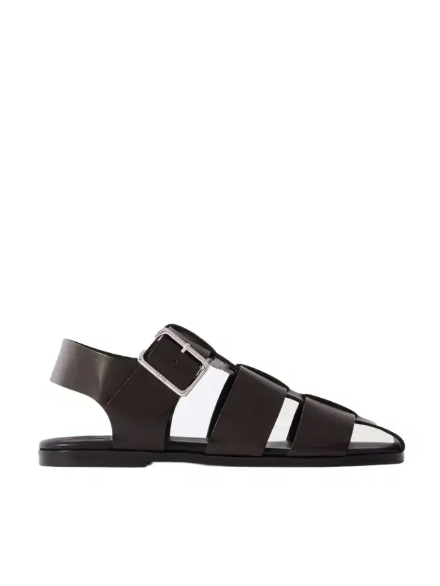 Whit Leather Sandals