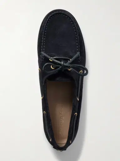 Gianvito Rossi Vandée Suede Boat Shoes | Thumbnail 5 Gianvito Rossi Vandée Suede Boat Shoes | Thumbnail 5