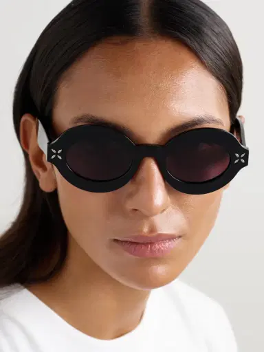 Alaïa Oval-frame Acetate Sunglasses | Thumbnail 2 Alaïa Oval-frame Acetate Sunglasses | Thumbnail 2