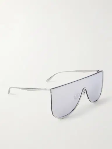 Alaïa Mask Large D-frame Silver-tone Sunglasses | Thumbnail 3 Alaïa Mask Large D-frame Silver-tone Sunglasses | Thumbnail 3