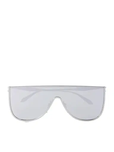 Alaïa Mask Large D-frame Silver-tone Sunglasses | Thumbnail 1 Alaïa Mask Large D-frame Silver-tone Sunglasses | Thumbnail 1