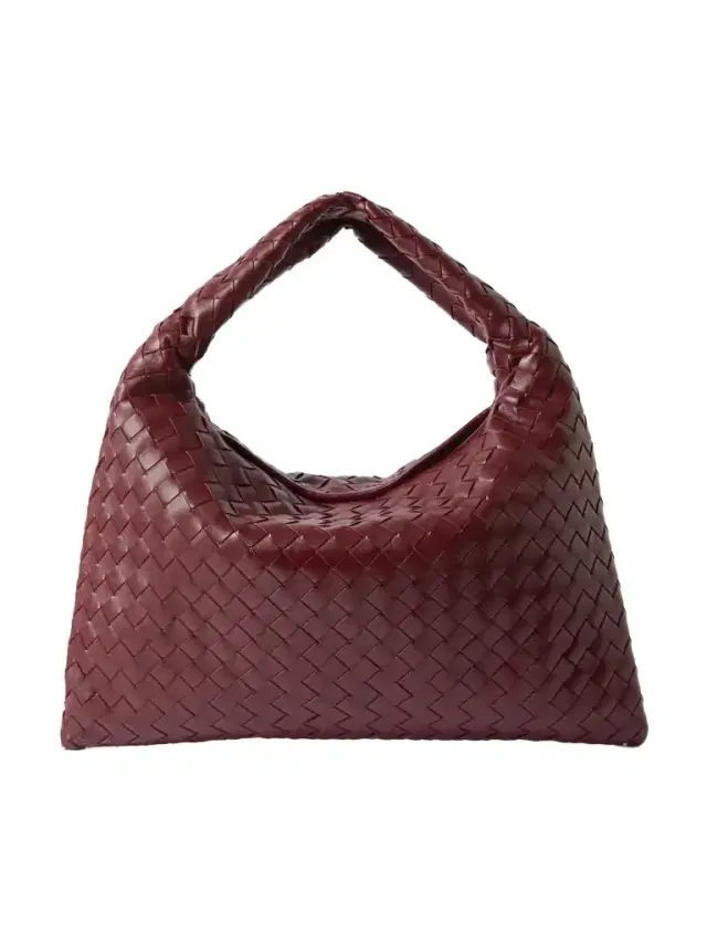 Hop Small Intrecciato Leather Tote