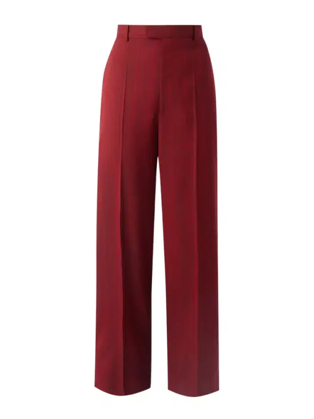 Striped Wool-blend Pants