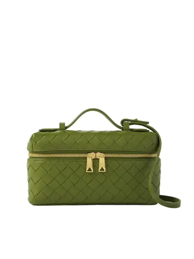 Bang Bang Vanity Intrecciato Leather Tote