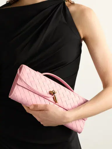 Bottega Veneta Andiamo Long Intrecciato Leather Clutch | Thumbnail 2 Bottega Veneta Andiamo Long Intrecciato Leather Clutch | Thumbnail 2