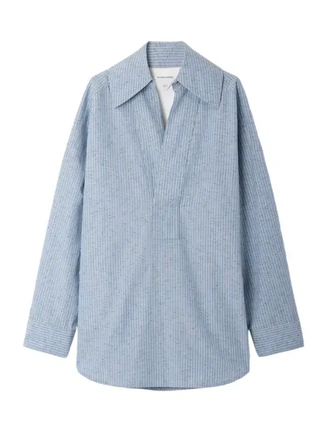 Oversized Striped Cotton-blend Shirt