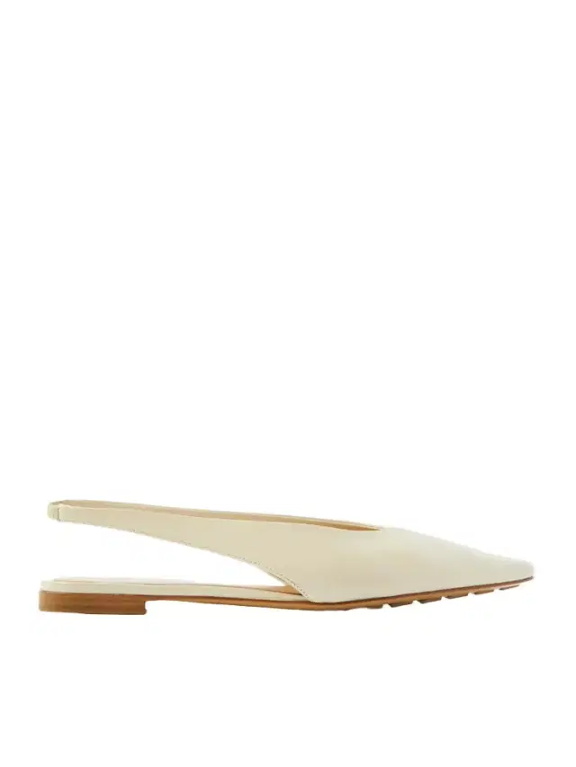 Sofia Leather Slingback Point-toe Flats