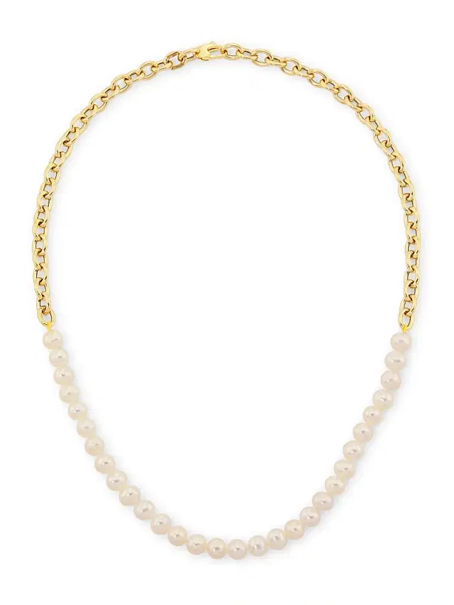 Women's 14K Yellow Gold & Cultured Pearl Necklace - Yellow Gold