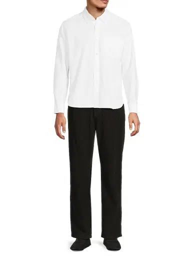 Corridor Men's Resonance Oxford Cotton Button-Front Shirt - White - Size XXL | Thumbnail 2 Corridor Men's Resonance Oxford Cotton Button-Front Shirt - White - Size XXL | Thumbnail 2