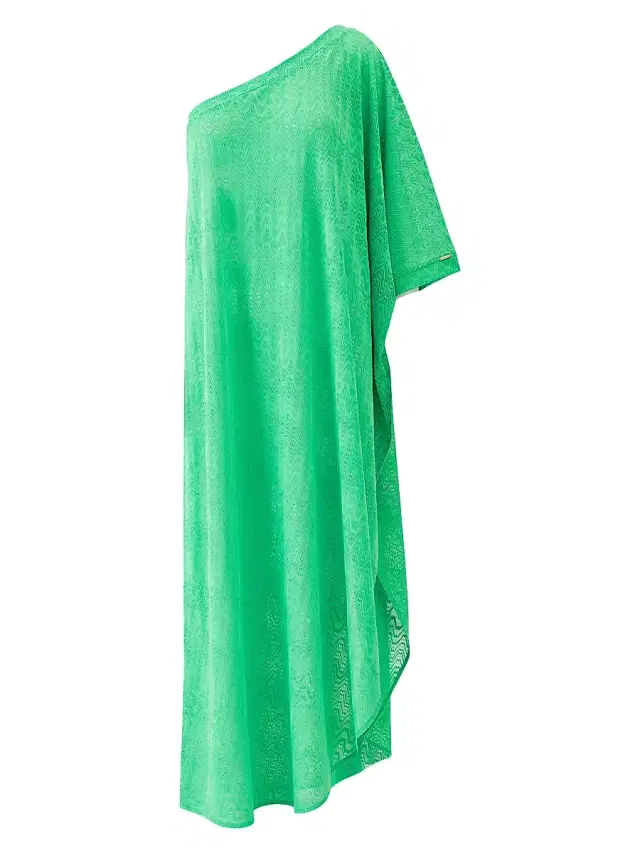 Melissa Odabash Women's Savannah One-Shoulder Cover-Up Dress - Green