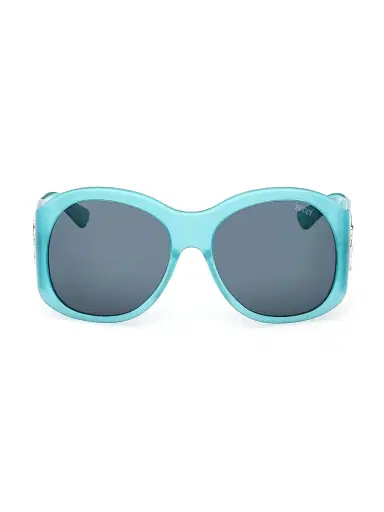 PUCCI Women's 59MM Oval Sunglasses - Turquoise Dark Teal | Thumbnail 2 PUCCI Women's 59MM Oval Sunglasses - Turquoise Dark Teal | Thumbnail 2