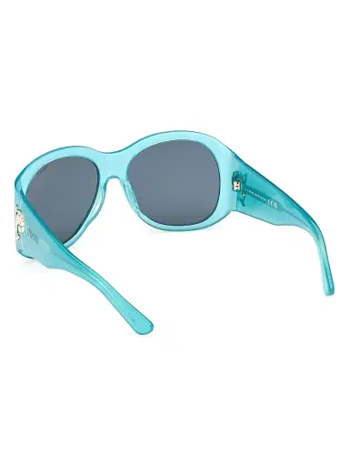 PUCCI Women's 59MM Oval Sunglasses - Turquoise Dark Teal | Thumbnail 5 PUCCI Women's 59MM Oval Sunglasses - Turquoise Dark Teal | Thumbnail 5