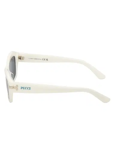 PUCCI Women's 52MM Square Sunglasses - White Teal | Thumbnail 3 PUCCI Women's 52MM Square Sunglasses - White Teal | Thumbnail 3