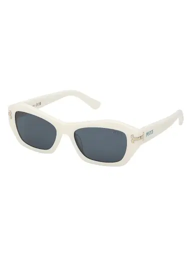 PUCCI Women's 52MM Square Sunglasses - White Teal | Thumbnail 1 PUCCI Women's 52MM Square Sunglasses - White Teal | Thumbnail 1