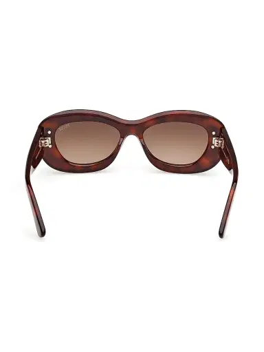 PUCCI Women's 52MM Oval Sunglasses - Havana Gold Brown | Thumbnail 4 PUCCI Women's 52MM Oval Sunglasses - Havana Gold Brown | Thumbnail 4