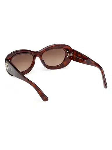 PUCCI Women's 52MM Oval Sunglasses - Havana Gold Brown | Thumbnail 5 PUCCI Women's 52MM Oval Sunglasses - Havana Gold Brown | Thumbnail 5