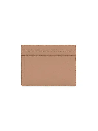 Saint Laurent Men's Tiny Cassandre Card Case In Grained Leather - Greyish Brown | Thumbnail 2