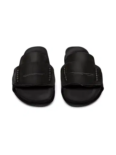 Jacquemus Men's Leather Slide Sandals - Black - Size 11 | Thumbnail 2 Jacquemus Men's Leather Slide Sandals - Black - Size 11 | Thumbnail 2