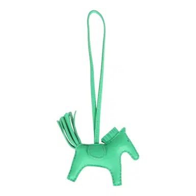 HERMÈS Hermes Pegase Rodeo Bag Charm PM Vert Comics Milo Lambskin | Thumbnail 2