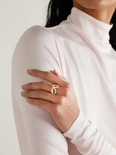 OLE LYNGGAARD COPENHAGEN Snakes Small 18-karat Gold Diamond Ring | Thumbnail 2 OLE LYNGGAARD COPENHAGEN Snakes Small 18-karat Gold Diamond Ring | Thumbnail 2