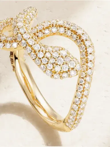 OLE LYNGGAARD COPENHAGEN Snakes Small 18-karat Gold Diamond Ring | Thumbnail 4 OLE LYNGGAARD COPENHAGEN Snakes Small 18-karat Gold Diamond Ring | Thumbnail 4