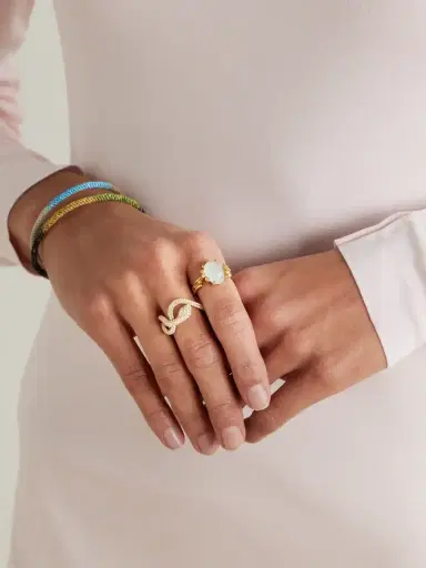 OLE LYNGGAARD COPENHAGEN Snakes Small 18-karat Gold Diamond Ring | Thumbnail 5 OLE LYNGGAARD COPENHAGEN Snakes Small 18-karat Gold Diamond Ring | Thumbnail 5