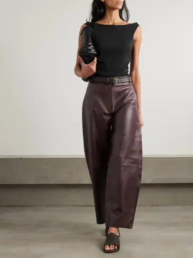 St. Agni Leather Tapered Pants | Thumbnail 2 St. Agni Leather Tapered Pants | Thumbnail 2