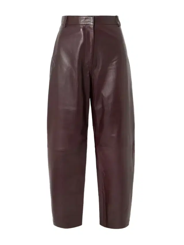 Leather Tapered Pants