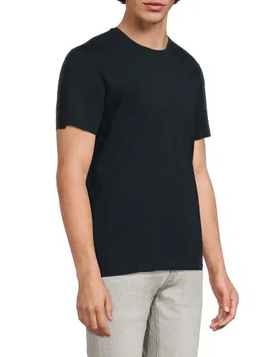 PAIGE Men's Sorden Pima Cotton Crewneck T-Shirt - Deep Anchor - Size XXL | Thumbnail 4 PAIGE Men's Sorden Pima Cotton Crewneck T-Shirt - Deep Anchor - Size XXL | Thumbnail 4