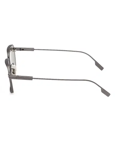 ZEGNA Men's 49MM Geometric Sunglasses - Gunmetal Green | Thumbnail 3