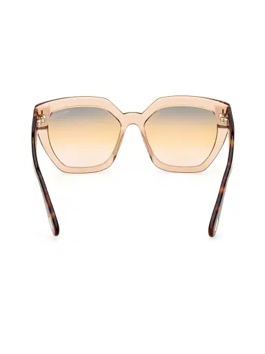 TOM FORD Women's 56MM Square Sunglasses - Havana Brown Yellow | Thumbnail 5 TOM FORD Women's 56MM Square Sunglasses - Havana Brown Yellow | Thumbnail 5