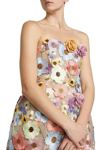 Bronx and Banco Women's Maraya Bouquet Minidress - Pastel Floral Multi | Thumbnail 6