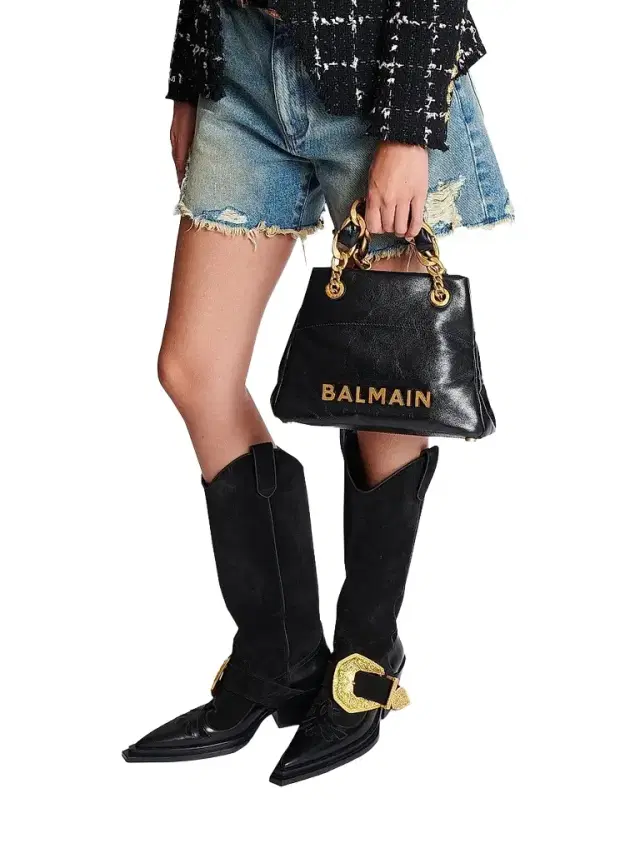 Women's 1945 Soft Cabas Crinkled Leather Bag - Noir