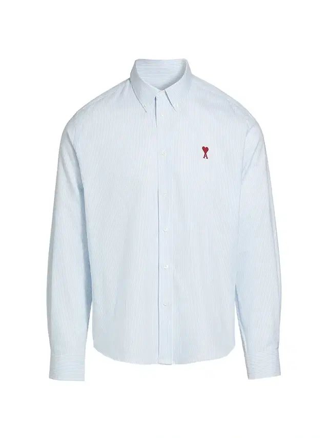 Men's Classic Stripped Oxford Shirt - Sky Blue White
