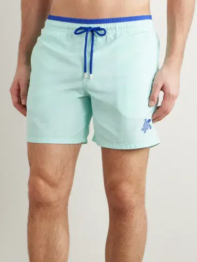 Vilebrequin Moka Straight-Leg Mid-Length ECONYL® Swim Shorts - Men | Thumbnail 2 Vilebrequin Moka Straight-Leg Mid-Length ECONYL® Swim Shorts - Men | Thumbnail 2