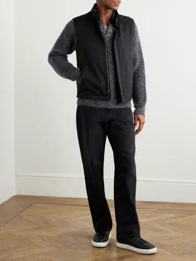 Zegna Slim-Fit Shell Gilet - Men | Thumbnail 2