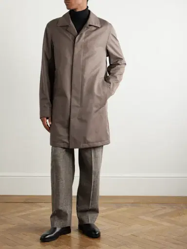 Zegna Motorin 300cc Satin-Twill Jacket - Men | Thumbnail 2