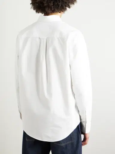 NN07 Colby 5910 Button-Down Collar Logo-Embroidered Organic Cotton Shirt - Men | Thumbnail 3 NN07 Colby 5910 Button-Down Collar Logo-Embroidered Organic Cotton Shirt - Men | Thumbnail 3