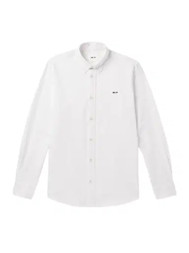 NN07 Colby 5910 Button-Down Collar Logo-Embroidered Organic Cotton Shirt - Men | Thumbnail 1 NN07 Colby 5910 Button-Down Collar Logo-Embroidered Organic Cotton Shirt - Men | Thumbnail 1