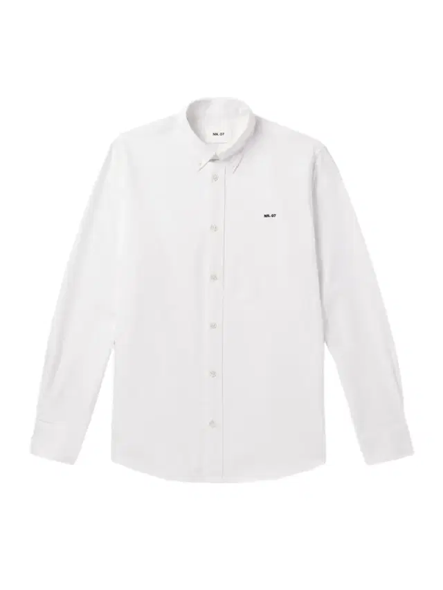 Colby 5910 Button-Down Collar Logo-Embroidered Organic Cotton Shirt - Men