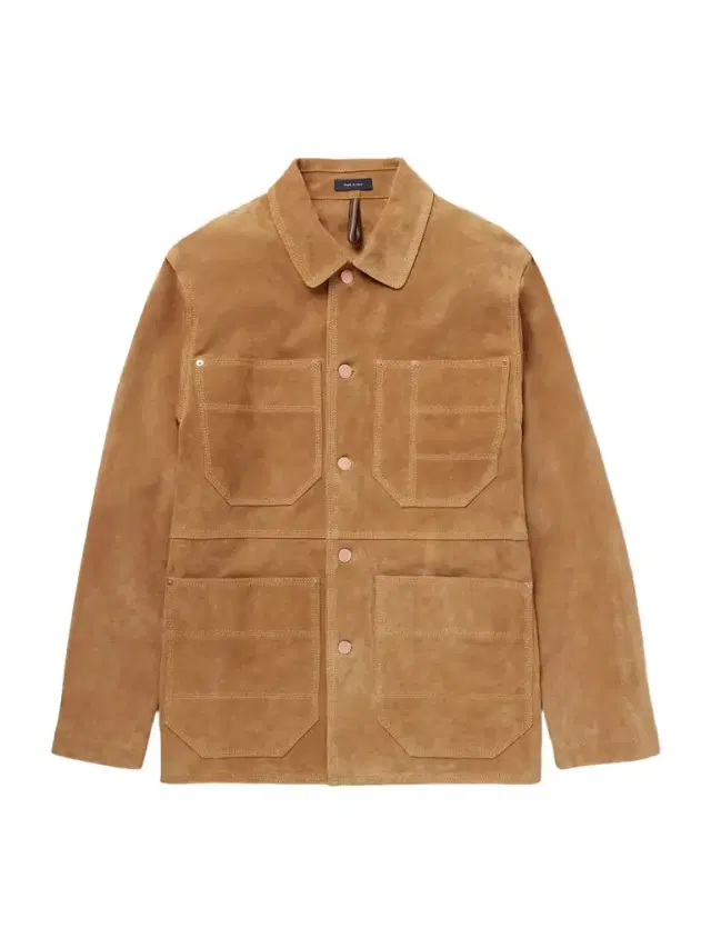 Drake's Welder Suede Chore Jacket - Men