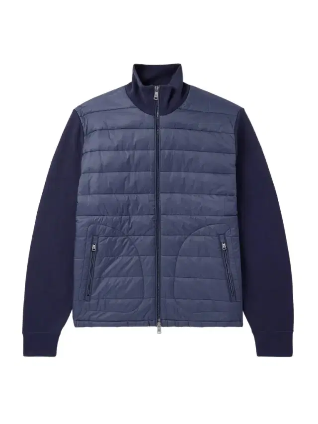 Slim-Fit Padded Shell-Trimmed Wool Jacket - Men