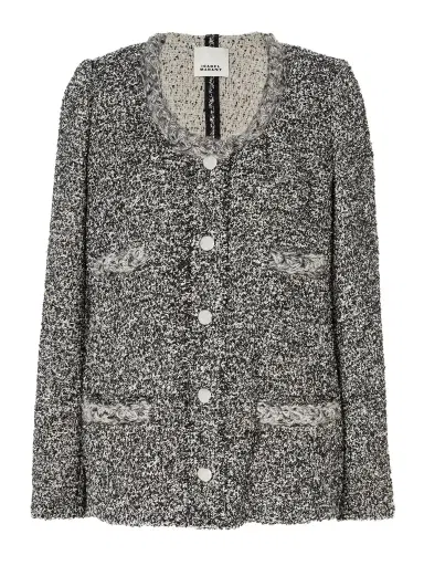 Isabel Marant Germina Braided Tweed Jacket | Thumbnail 1 Isabel Marant Germina Braided Tweed Jacket | Thumbnail 1