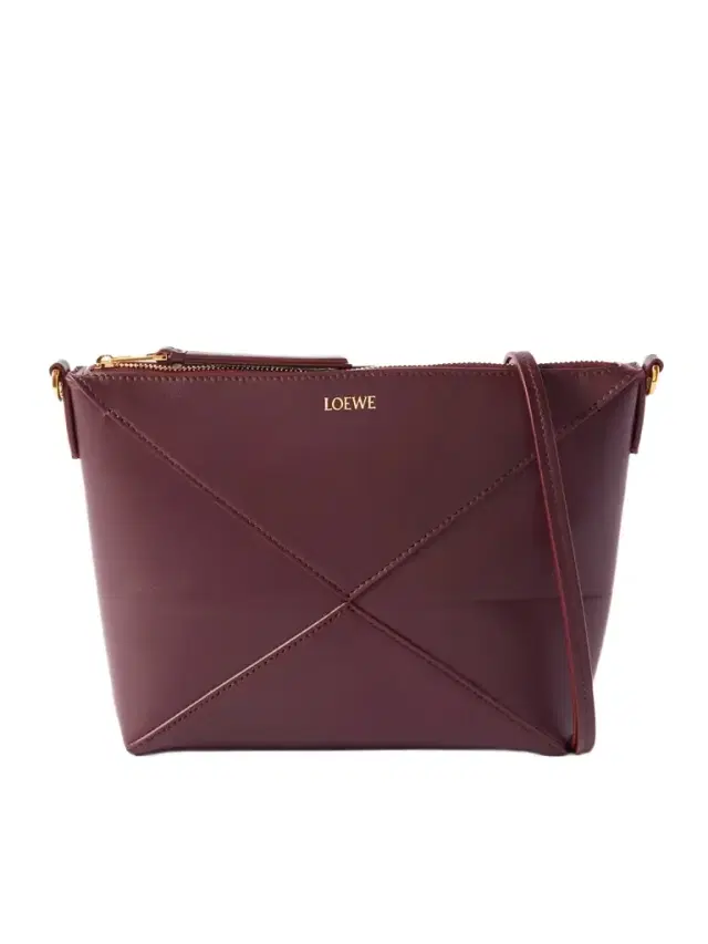 Puzzle Fold Leather Clutch