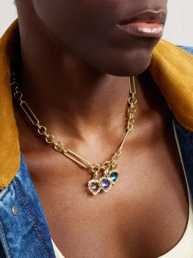 Foundrae 18-karat Gold Multi-stone Necklace | Thumbnail 2 Foundrae 18-karat Gold Multi-stone Necklace | Thumbnail 2