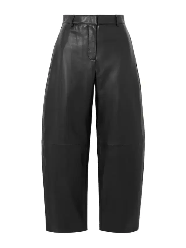 Leather Tapered Pants