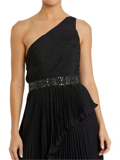 Mac Duggal Women's One-Shoulder Ruffled Gown | Thumbnail 3