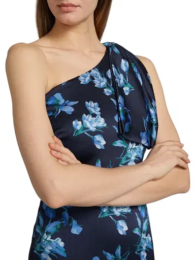 SACHIN & BABI Women's Chelsea Floral One-Shoulder Gown | Thumbnail 6 SACHIN & BABI Women's Chelsea Floral One-Shoulder Gown | Thumbnail 6