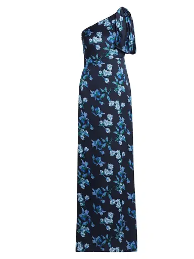 SACHIN & BABI Women's Chelsea Floral One-Shoulder Gown | Thumbnail 1 SACHIN & BABI Women's Chelsea Floral One-Shoulder Gown | Thumbnail 1