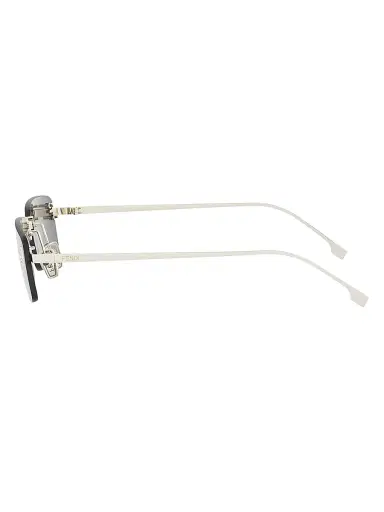 Fendi Women's First Crystal 54MM Metal Rectangular Sunglasses - Gold And Brown | Thumbnail 11 Fendi Women's First Crystal 54MM Metal Rectangular Sunglasses - Gold And Brown | Thumbnail 11